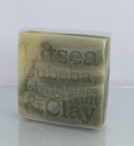 Litsea Cubeba Lime Grapefruit and Clay Natural Soap