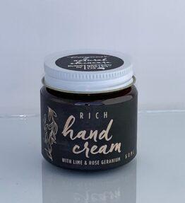 Rich Hand Cream with Lime and Rose Geranium