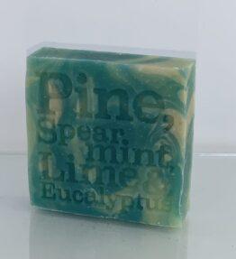 Pine Spearmint and Lime Natural Soap