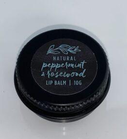 Natural Peppermint and Rosewood Lip Balm