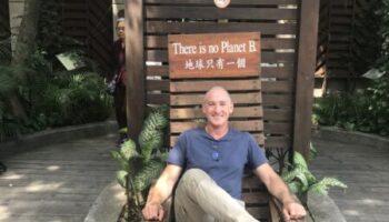 Mike on a recent visit to Taipei